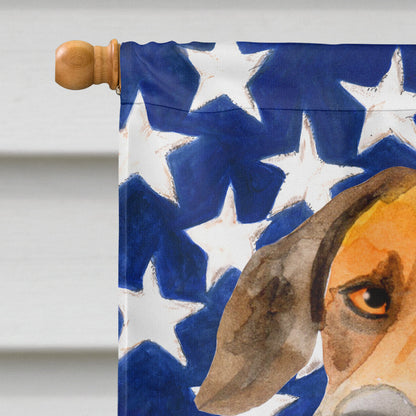 Rhodesian Ridgeback Patriotic Flag Canvas House Size BB9676CHF by Caroline's Treasures