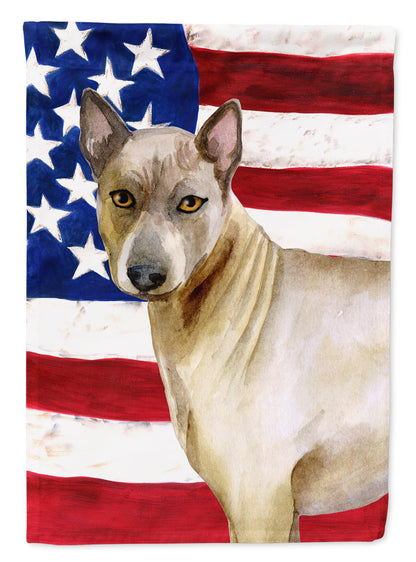 Thai Ridgeback Patriotic Flag Canvas House Size BB9680CHF by Caroline's Treasures