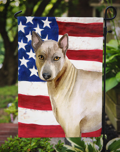 Thai Ridgeback Patriotic Flag Garden Size BB9680GF by Caroline's Treasures