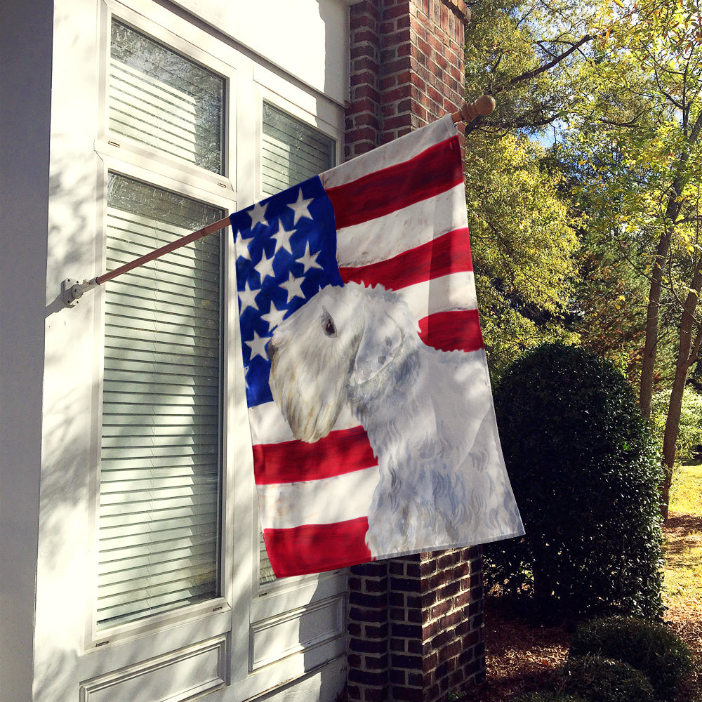 Sealyham Terrier Patriotic Flag Canvas House Size BB9684CHF by Caroline's Treasures