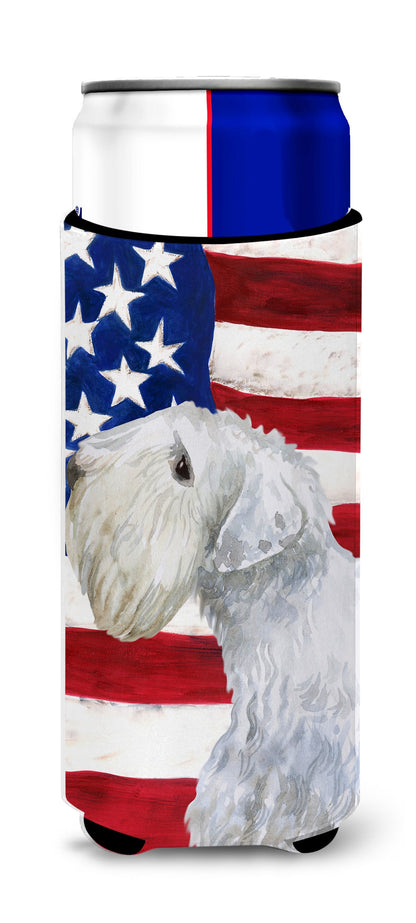 Sealyham Terrier Patriotic  Ultra Hugger for slim cans BB9684MUK by Caroline's Treasures