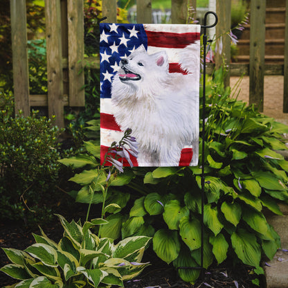 Samoyed Patriotic Flag Garden Size BB9691GF by Caroline's Treasures