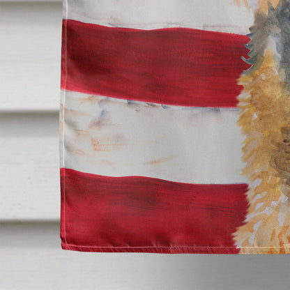 Welsh Terrier Patriotic Flag Canvas House Size BB9700CHF by Caroline's Treasures