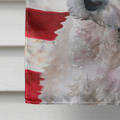 Westie Patriotic Flag Canvas House Size BB9701CHF by Caroline's Treasures