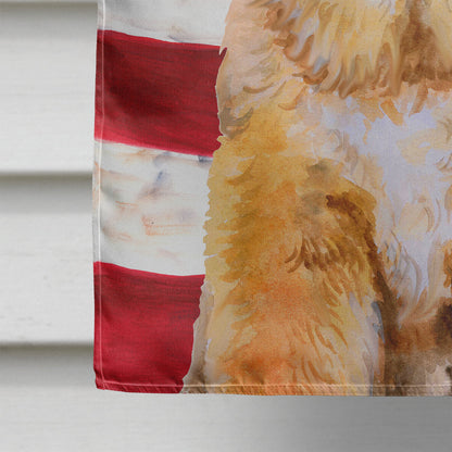 Tibetan Mastiff Patriotic Flag Canvas House Size BB9721CHF by Caroline's Treasures