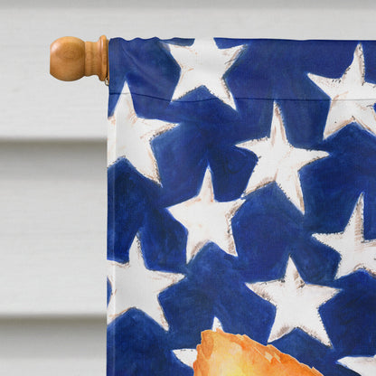 Toy Terrier Patriotic Flag Canvas House Size BB9722CHF by Caroline's Treasures