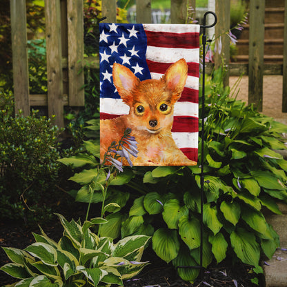 Toy Terrier Patriotic Flag Garden Size BB9722GF by Caroline's Treasures