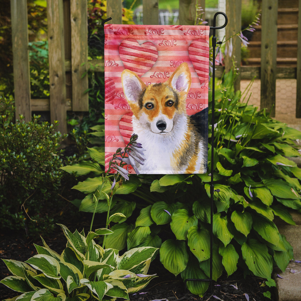 Pembroke Corgi Love Flag Garden Size BB9729GF by Caroline's Treasures