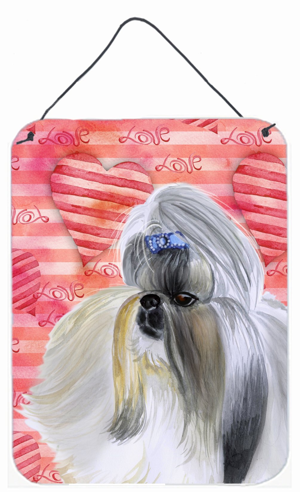 Shih Tzu Love Wall or Door Hanging Prints BB9753DS1216 by Caroline's Treasures