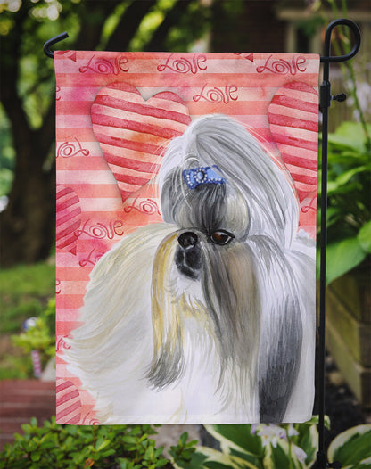 Shih Tzu Love Flag Garden Size BB9753GF by Caroline's Treasures