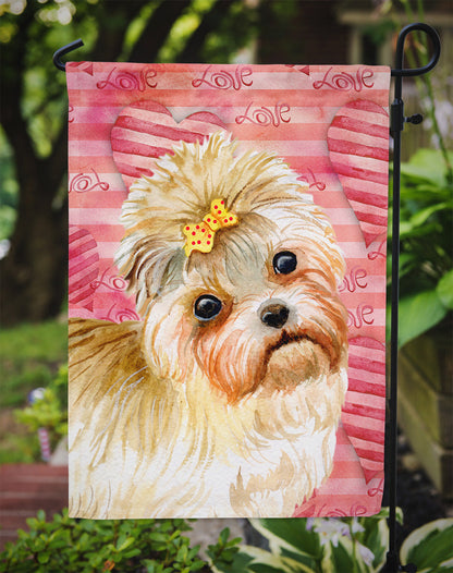 Morkie Love Flag Garden Size BB9755GF by Caroline's Treasures