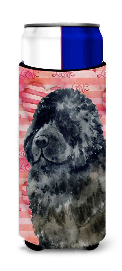 Newfoundland Love  Ultra Hugger for slim cans BB9758MUK by Caroline's Treasures