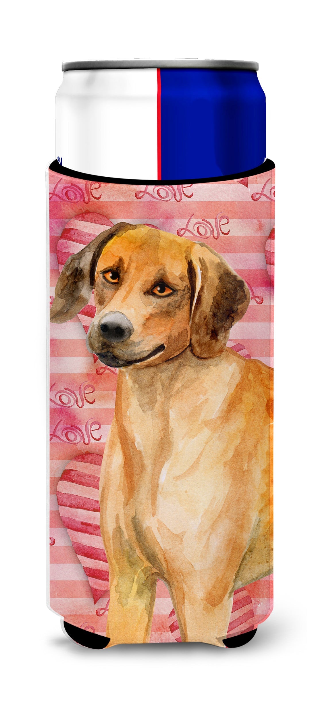 Rhodesian Ridgeback Love  Ultra Hugger for slim cans BB9763MUK by Caroline's Treasures