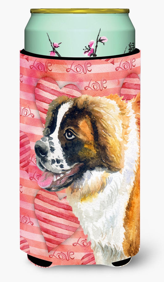 Saint Bernard Love Tall Boy Beverage Insulator Hugger BB9766TBC by Caroline's Treasures