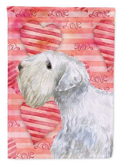 Sealyham Terrier Love Flag Canvas House Size BB9771CHF by Caroline's Treasures