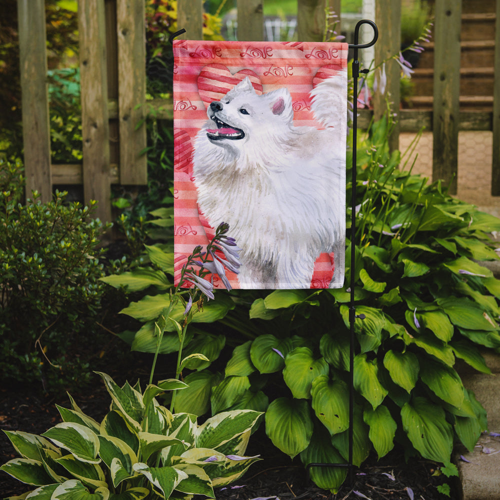 Samoyed Love Flag Garden Size BB9778GF by Caroline's Treasures