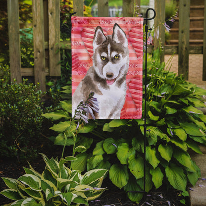 Siberian Husky Grey Love Flag Garden Size BB9783GF by Caroline's Treasures