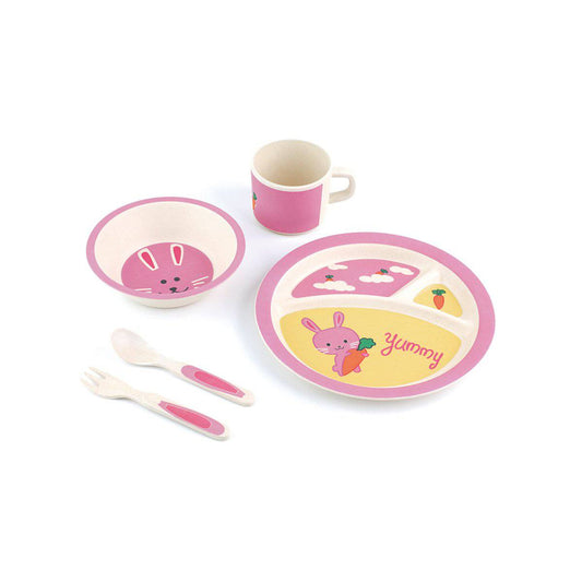 Yummy Bunny -5pcs Kids Dinnerware Set by Peterson Housewares & Artwares