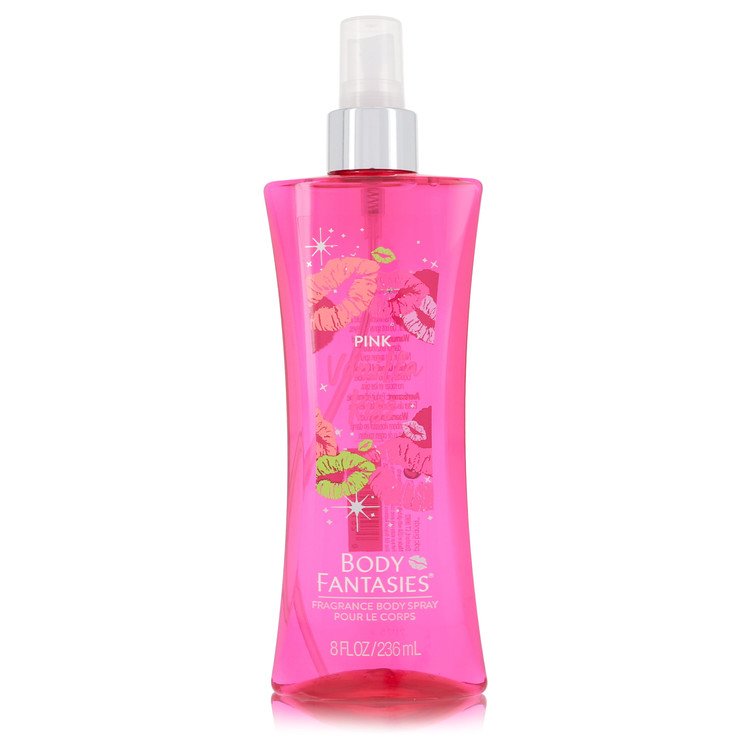 Body Fantasies Signature Pink Vanilla Kiss Fantasy by Parfums De Coeur Body Spray 8 oz for Women by Avera Group