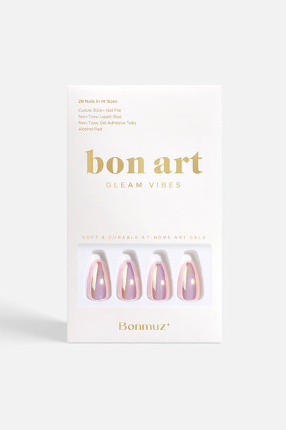 Sunlit Sugar Pop | Soft & Durable Press-On Nails by Bonmuz