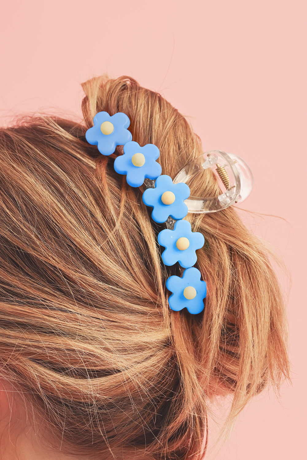 Multicolour Flowers Cute Hair Claw Clip by Threaded Pear