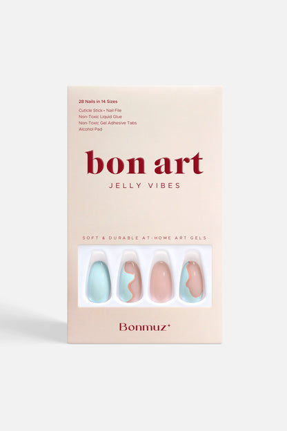 Seabed Blossom | Soft & Durable Press-On Nails by Bonmuz