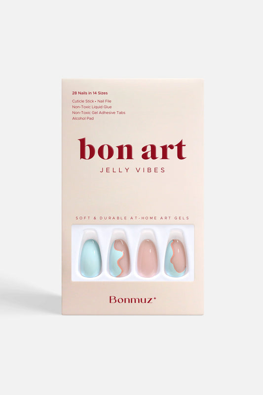 Seabed Blossom | Soft & Durable Press-On Nails by Bonmuz