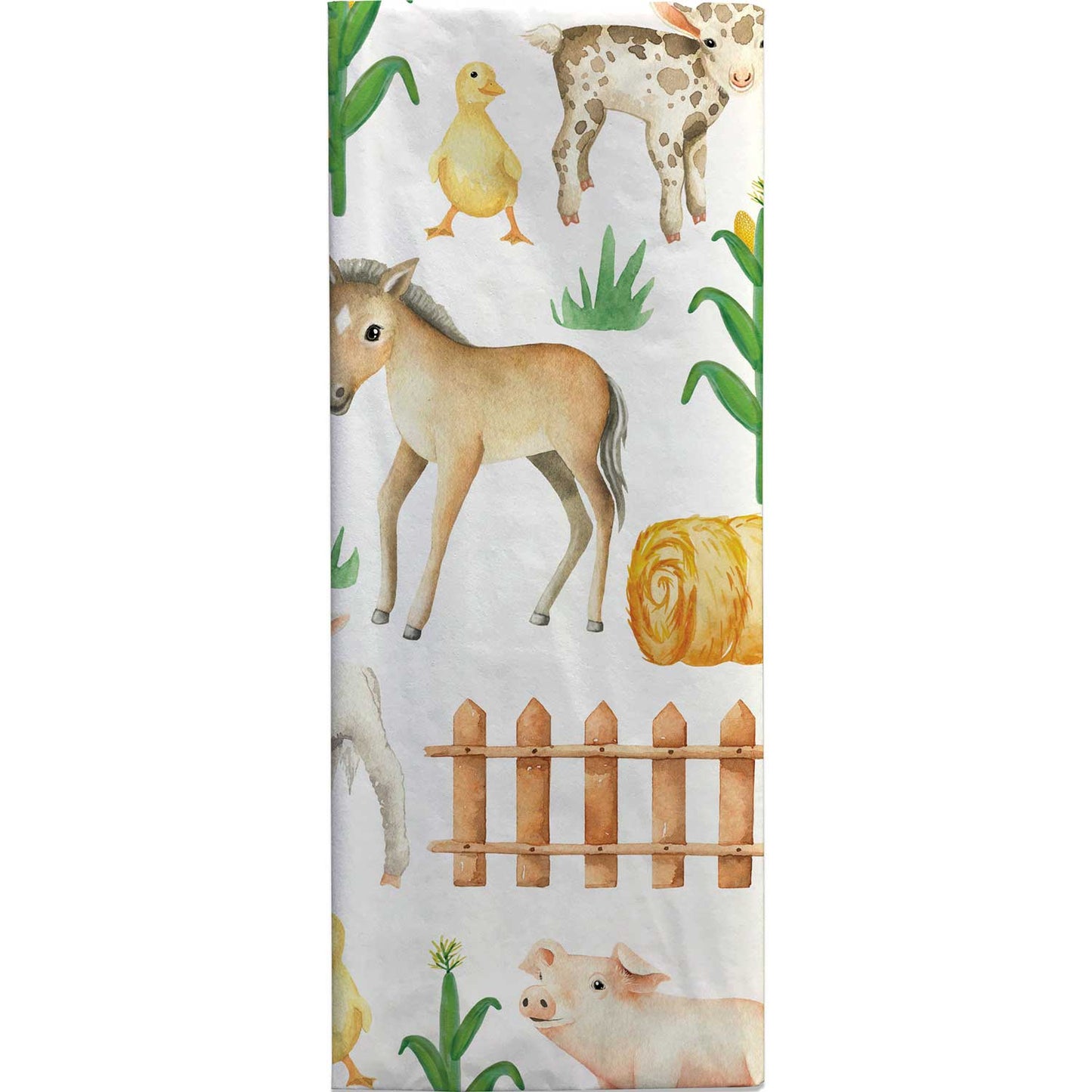 Farm Animals 20" x 30" Baby Gift Tissue Paper by Present Paper