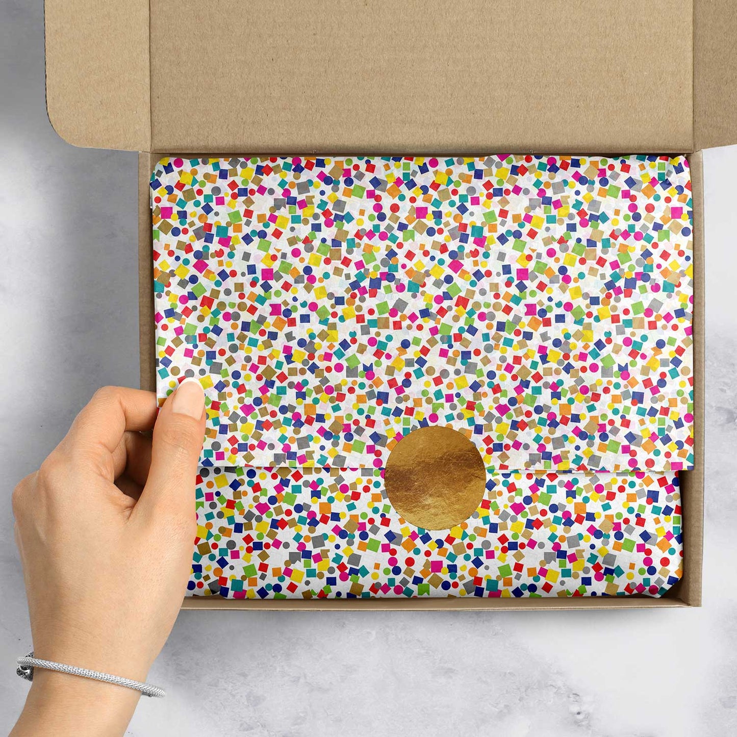 Party Popper 20" x 30" Gift Tissue Paper by Present Paper