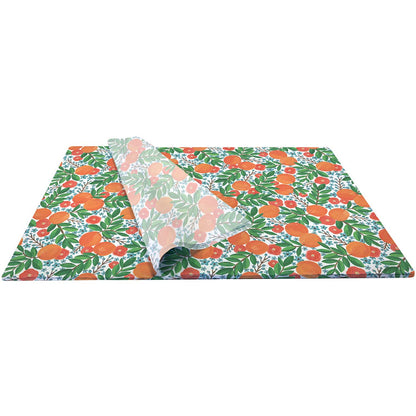 Orange Grove 20" x 30" Floral Gift Tissue Paper by Present Paper