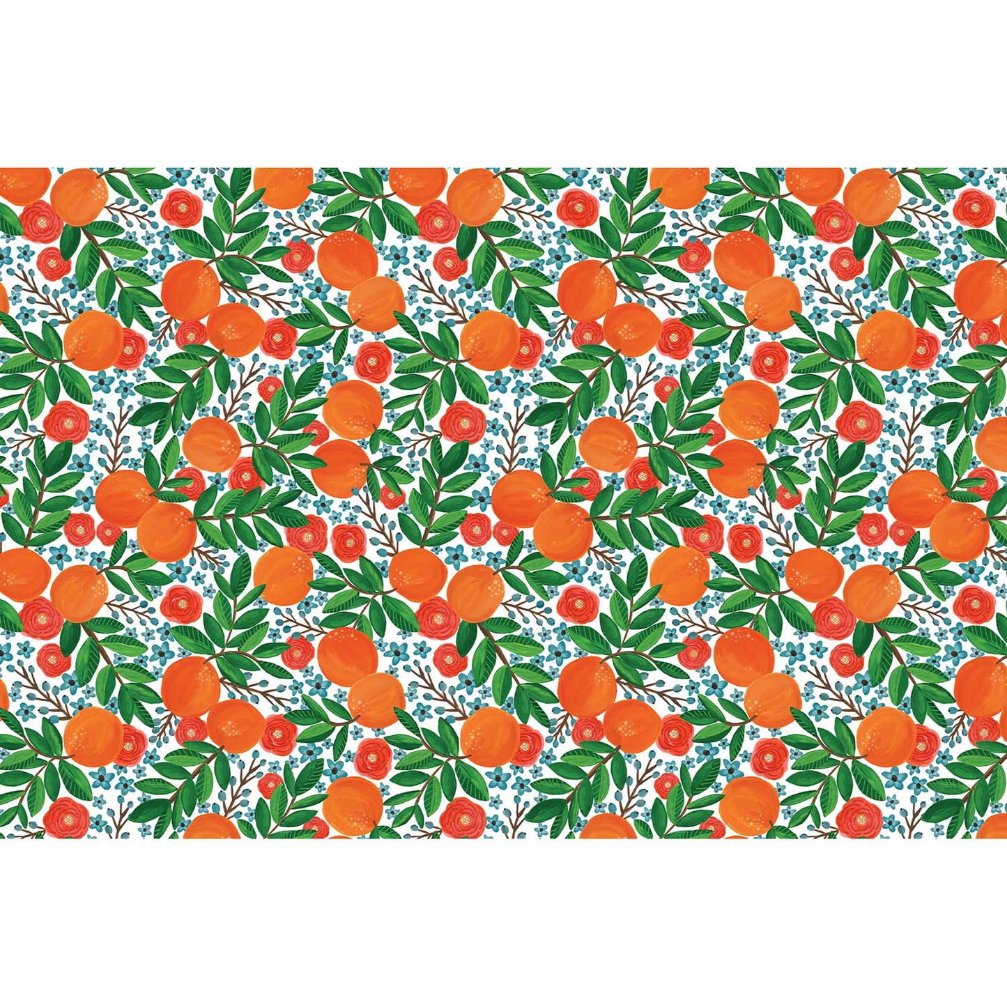 Orange Grove 20" x 30" Floral Gift Tissue Paper by Present Paper