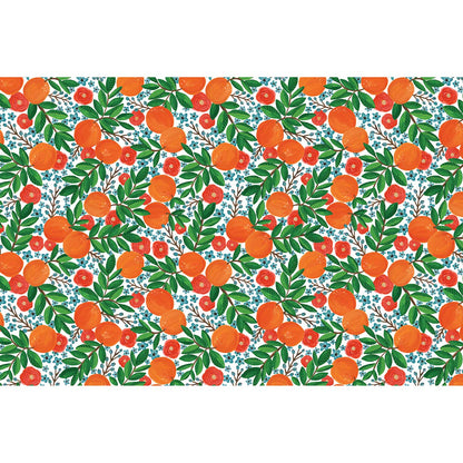 Orange Grove 20" x 30" Floral Gift Tissue Paper by Present Paper