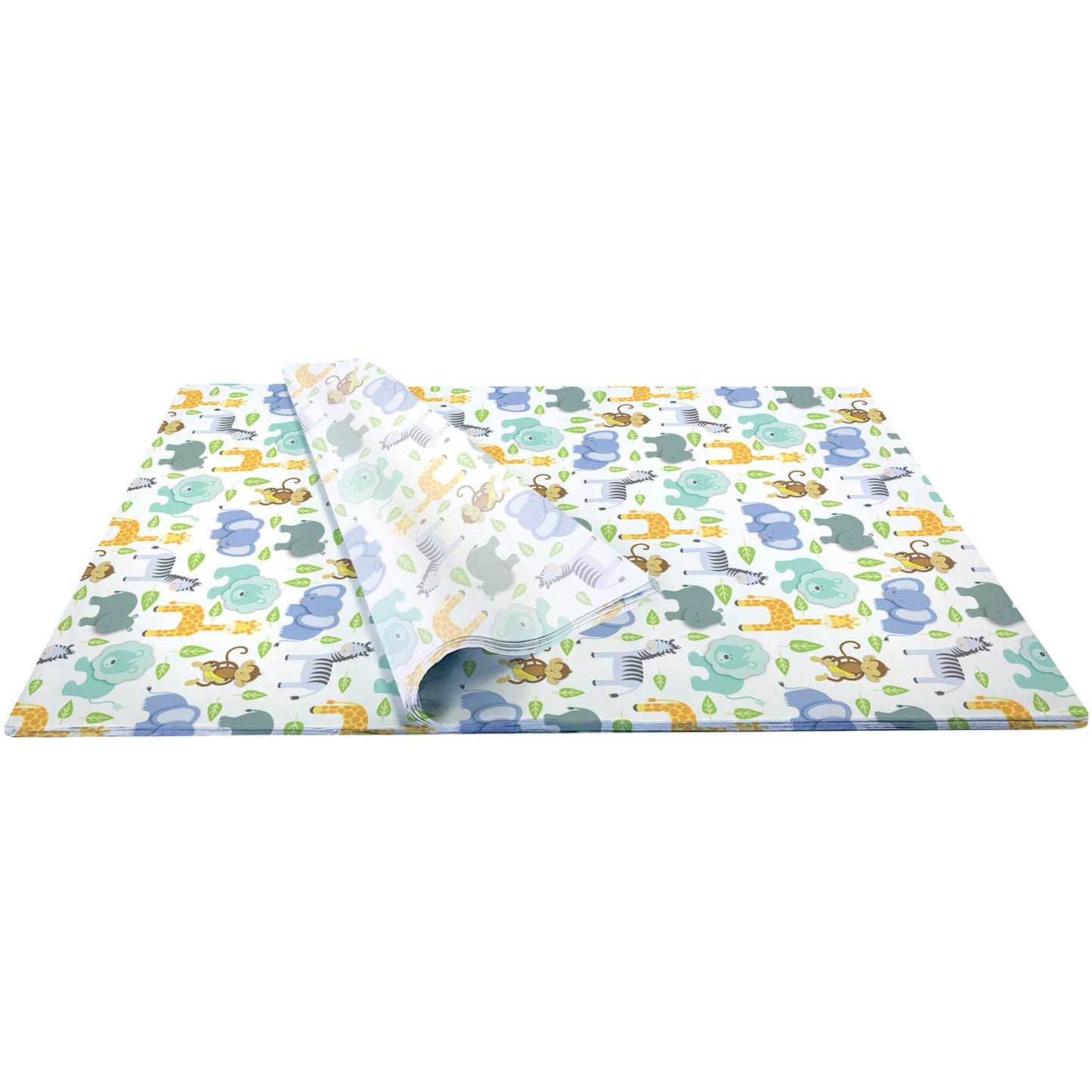 Zoo Animals 20" x 30" Baby Gift Tissue Paper by Present Paper