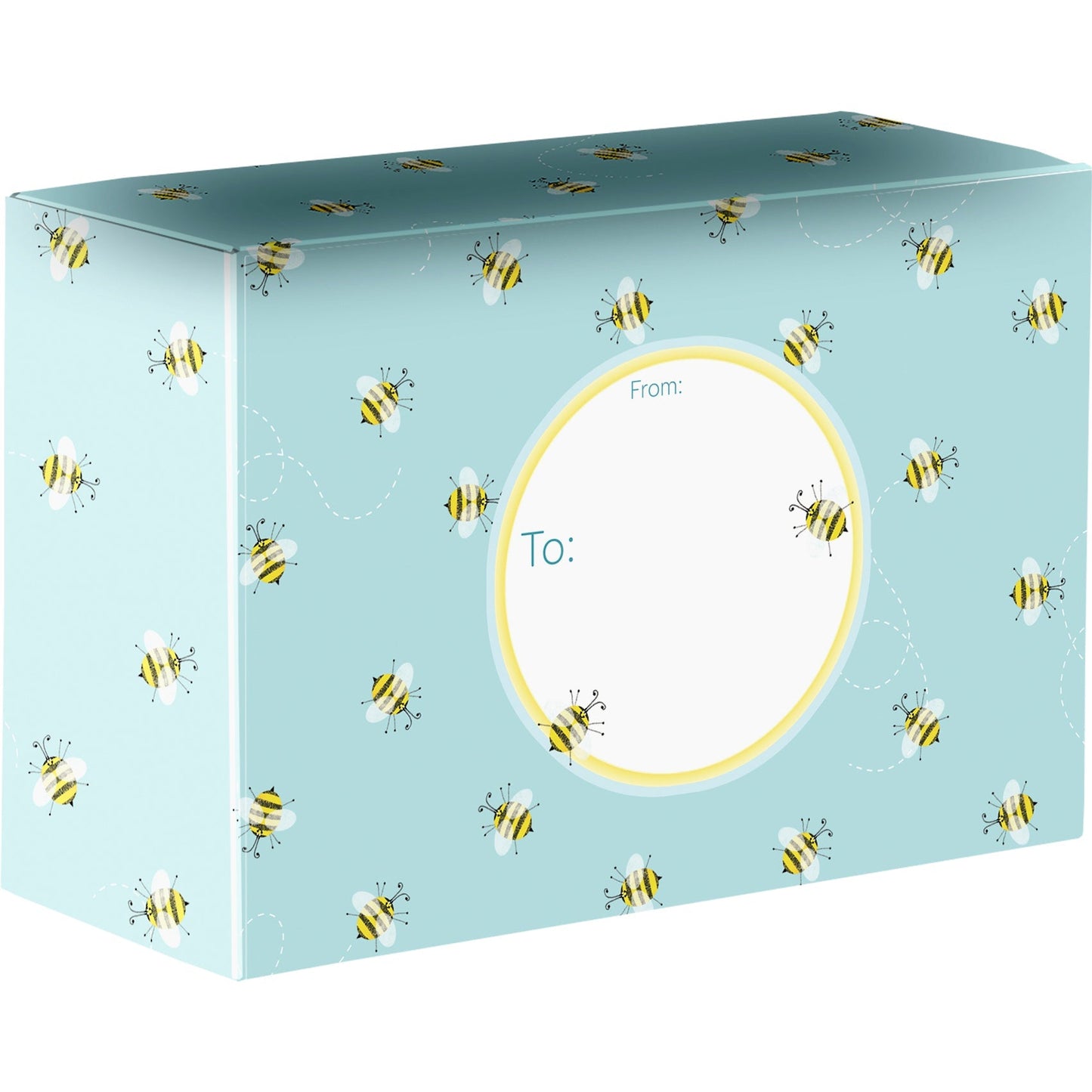 Honey Bees Small Baby Printed Gift Mailing Boxes by Present Paper