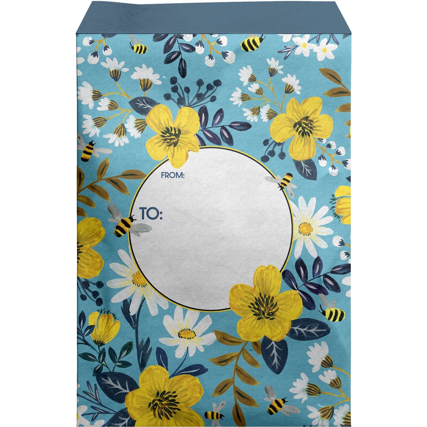 Small Floral Printed Padded Mailing Envelopes, Daisies & Bees by Present Paper