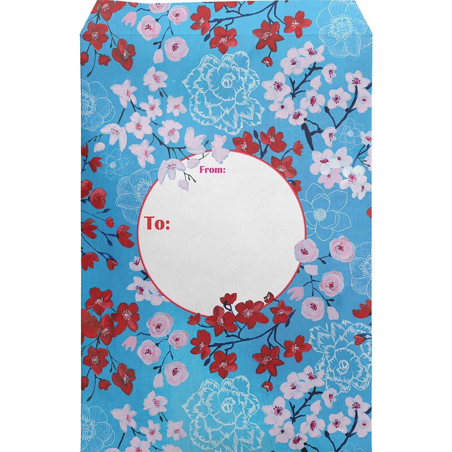 Small Printed Padded Mailing Envelopes, Drifting Blossoms by Present Paper