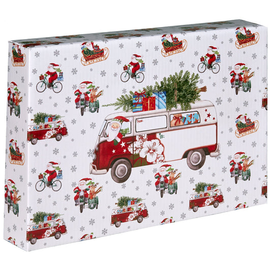 Out for Delivery Large Christmas Printed Gift Mailing Boxes by Present Paper