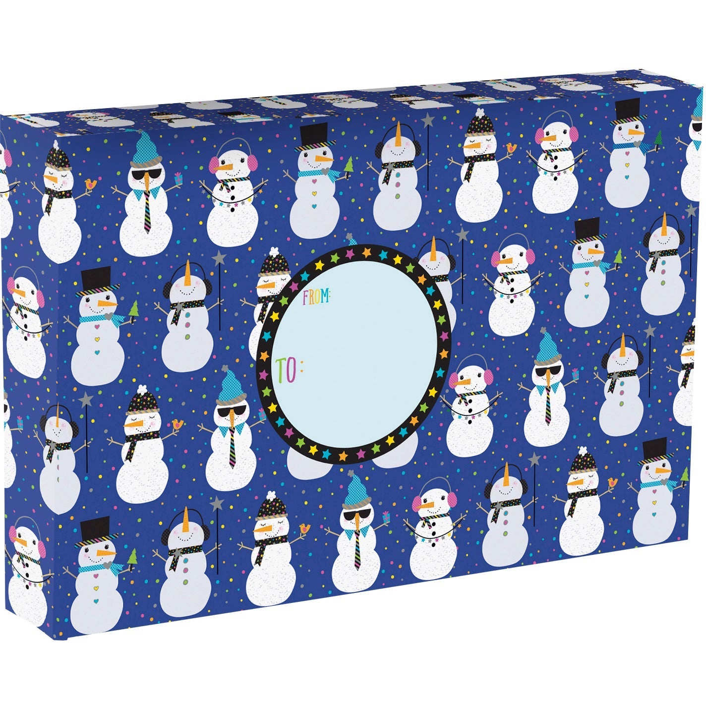 Snowman Party Large Christmas Printed Gift Mailing Boxes by Present Paper