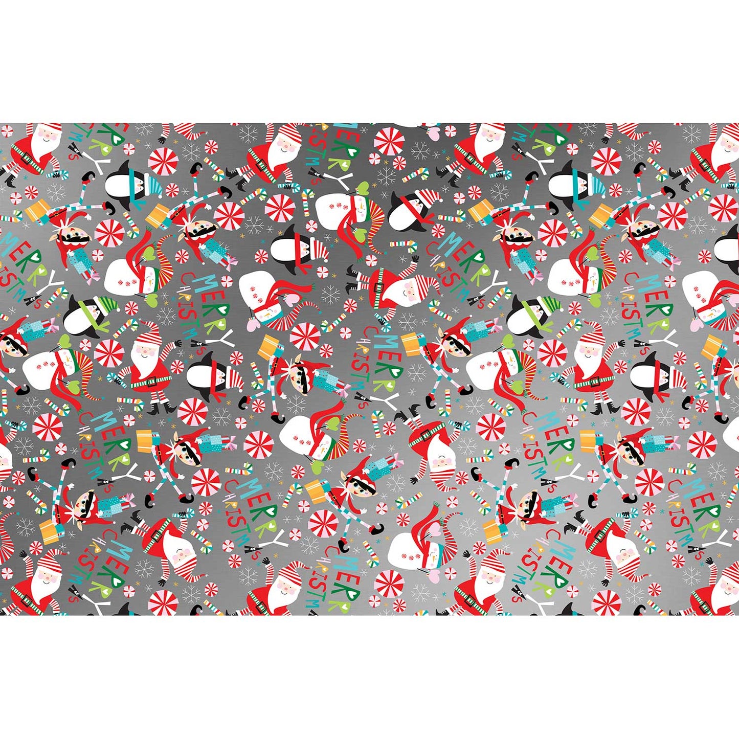 Santa & Snowmen 20" x 30" Christmas Gift Tissue Paper by Present Paper