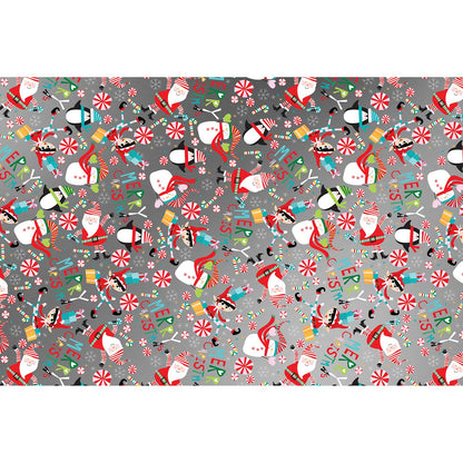 Santa & Snowmen 20" x 30" Christmas Gift Tissue Paper by Present Paper