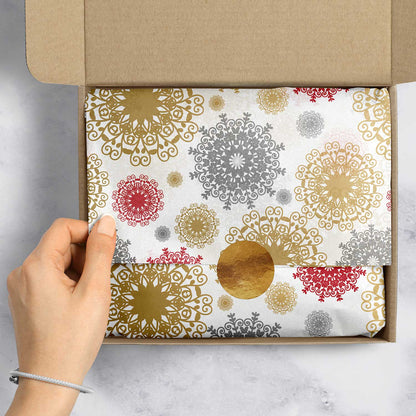 Snowfall 20" x 30" Christmas Gift Tissue Paper by Present Paper