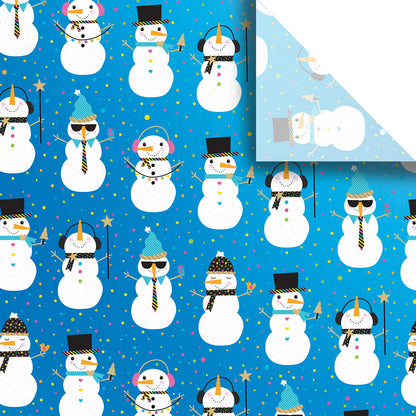 Snowman Party 20" x 30" Christmas Gift Tissue Paper by Present Paper