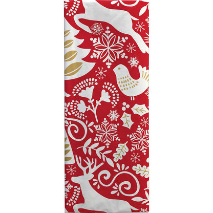 Red Scandanavian 20" x 30" Christmas Gift Tissue Paper by Present Paper