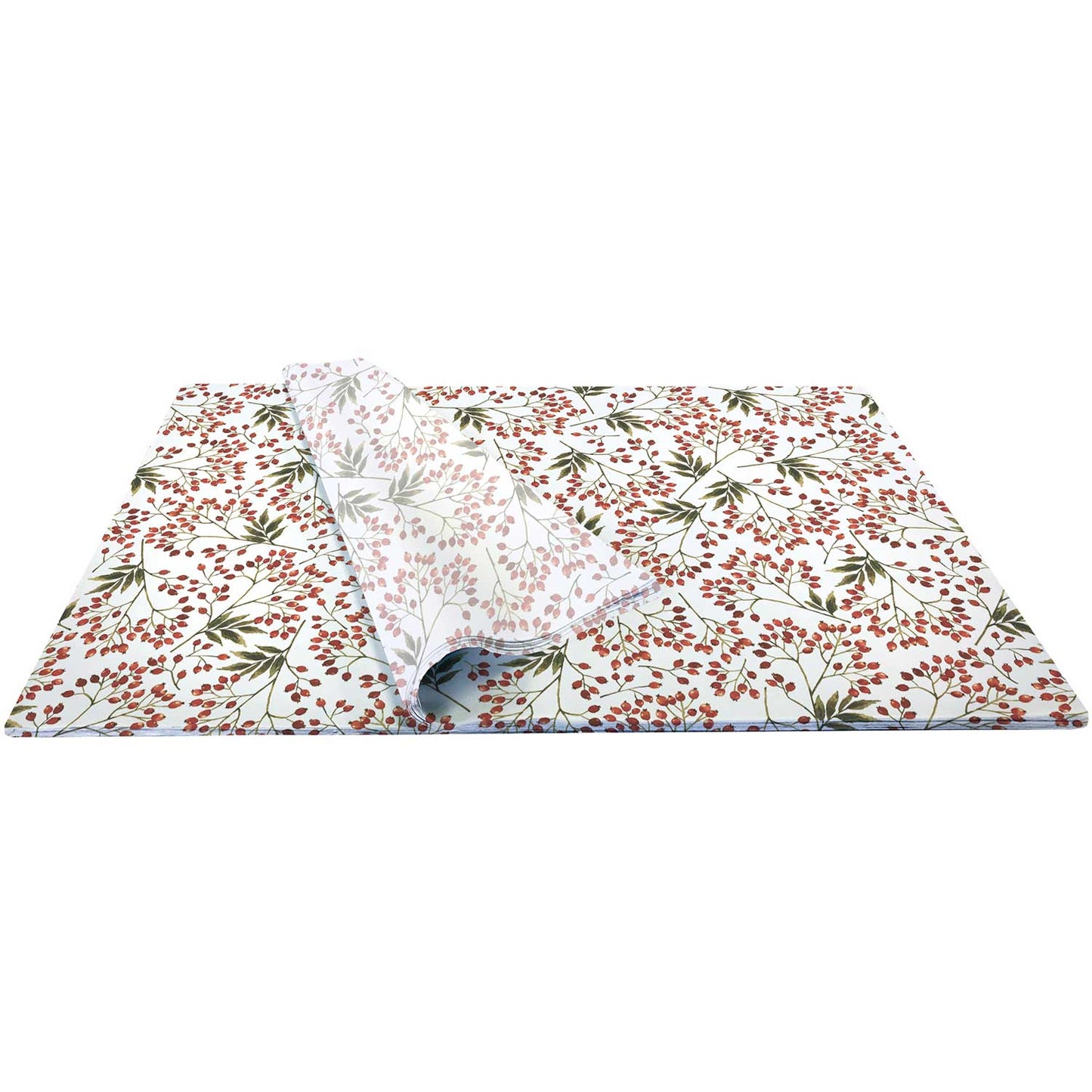 Snow Berries 20" x 30" Christmas Gift Tissue Paper by Present Paper