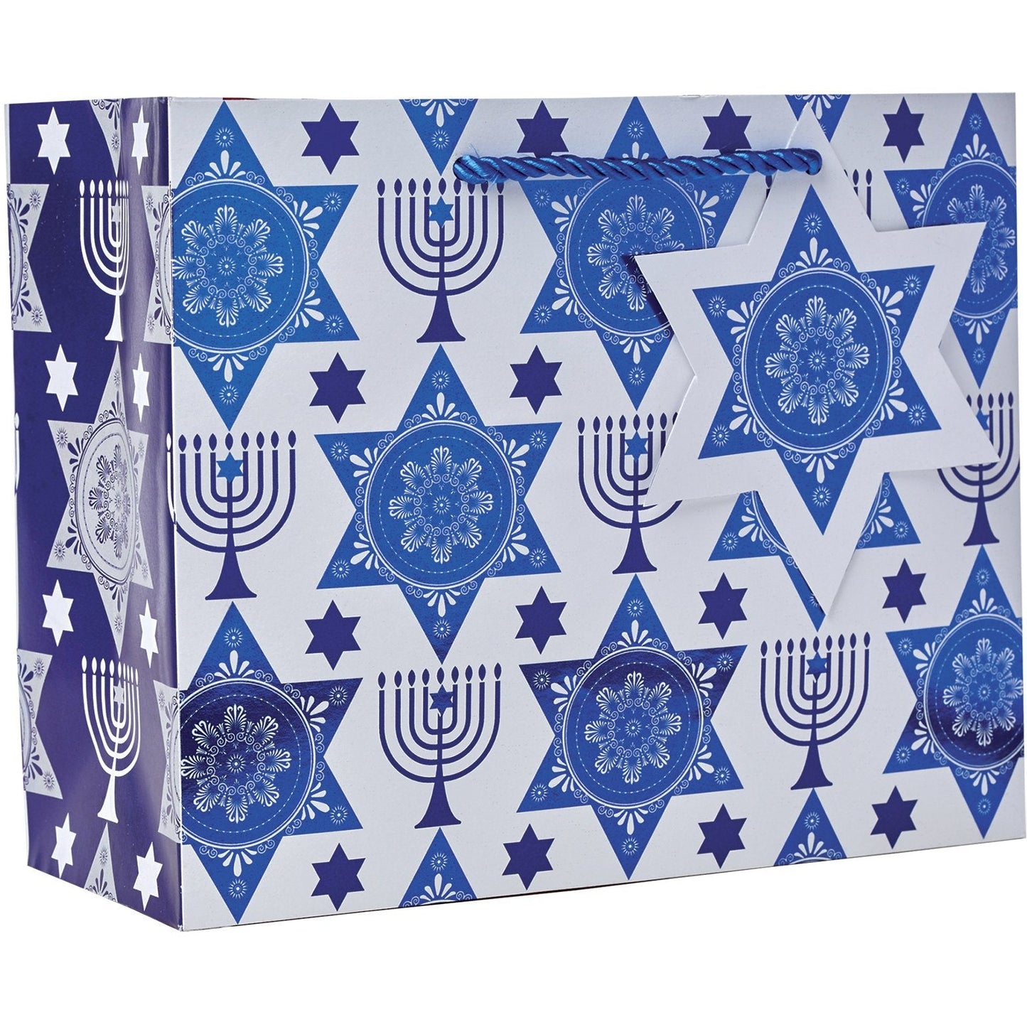 Small Matte Hanukkah Gift Bags with Foil, 8 Nights by Present Paper