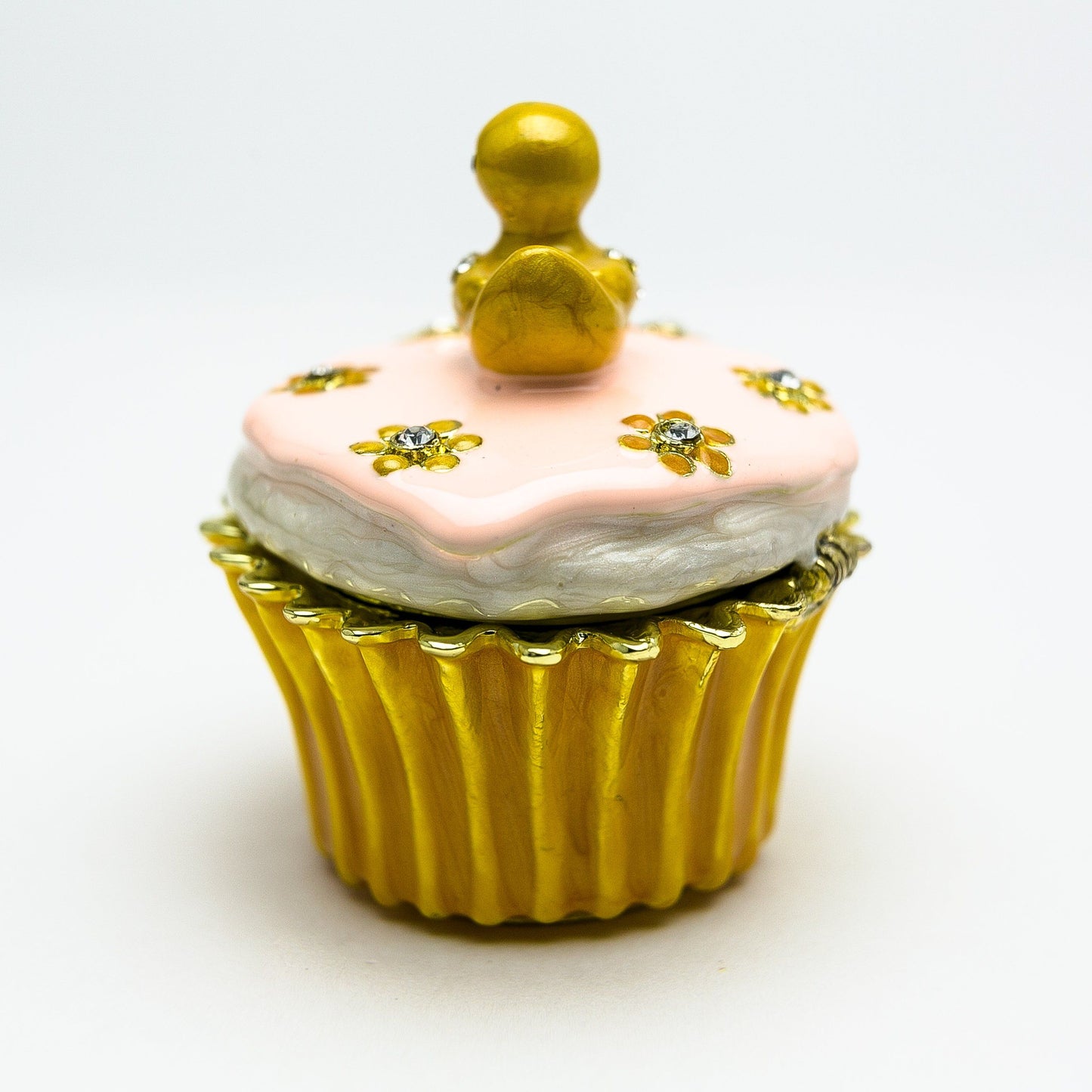 Yellow Duck on Cupcake by Keren Kopal