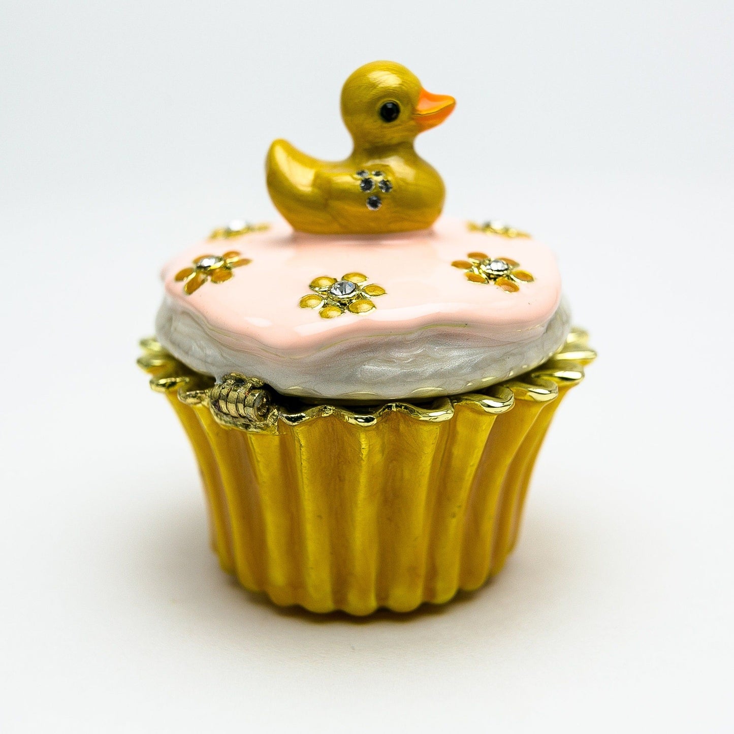 Yellow Duck on Cupcake by Keren Kopal