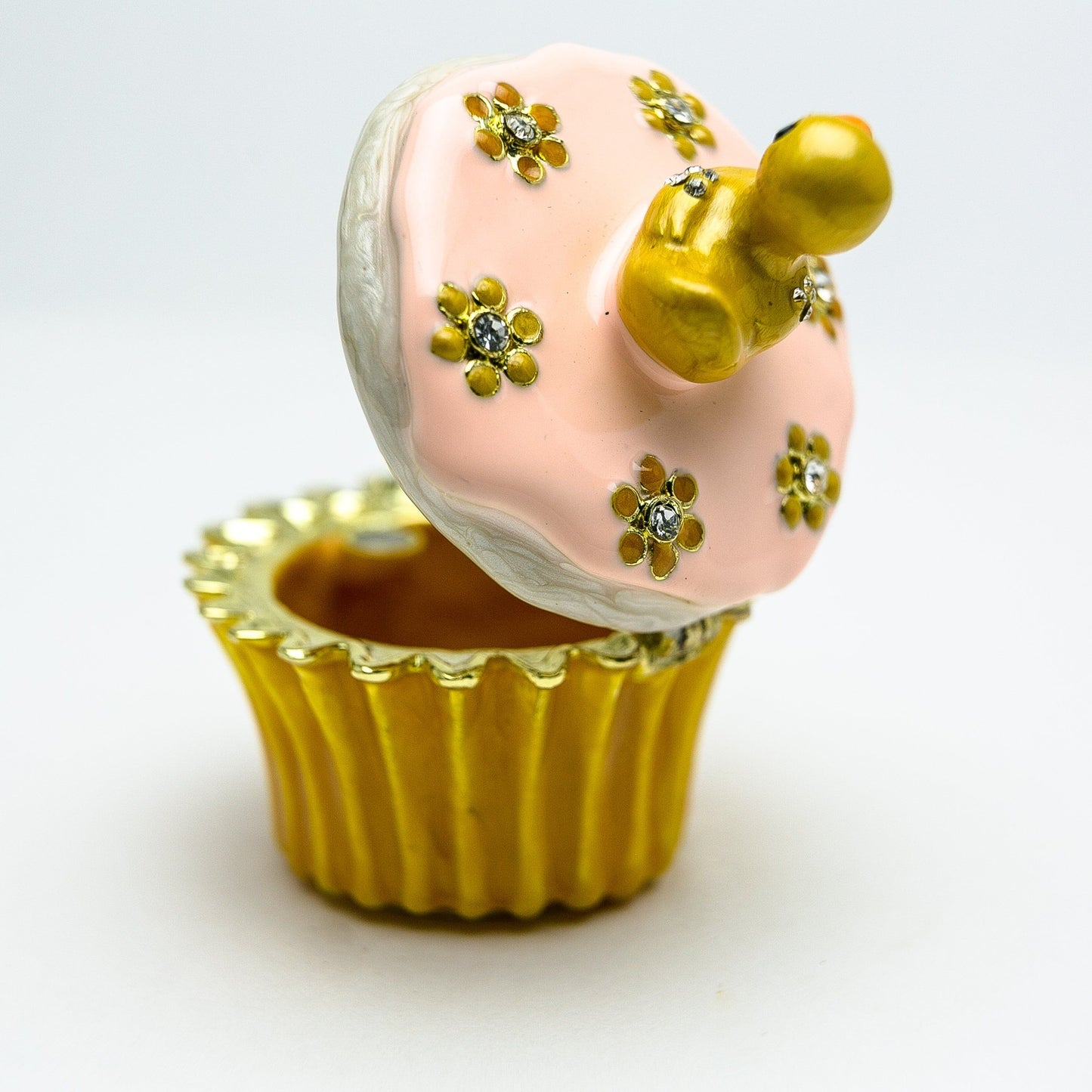 Yellow Duck on Cupcake by Keren Kopal