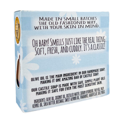 Baby Powder -Bar Soap by Old Town Soap Co.