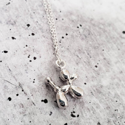 Balloon Dog Necklace by Salt and Sparkle